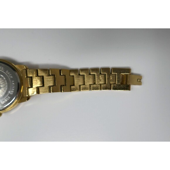 Anne Klein AK/1790CHGB Gold Tone Stainless Steel Women\'s Watch NEW BATTERY